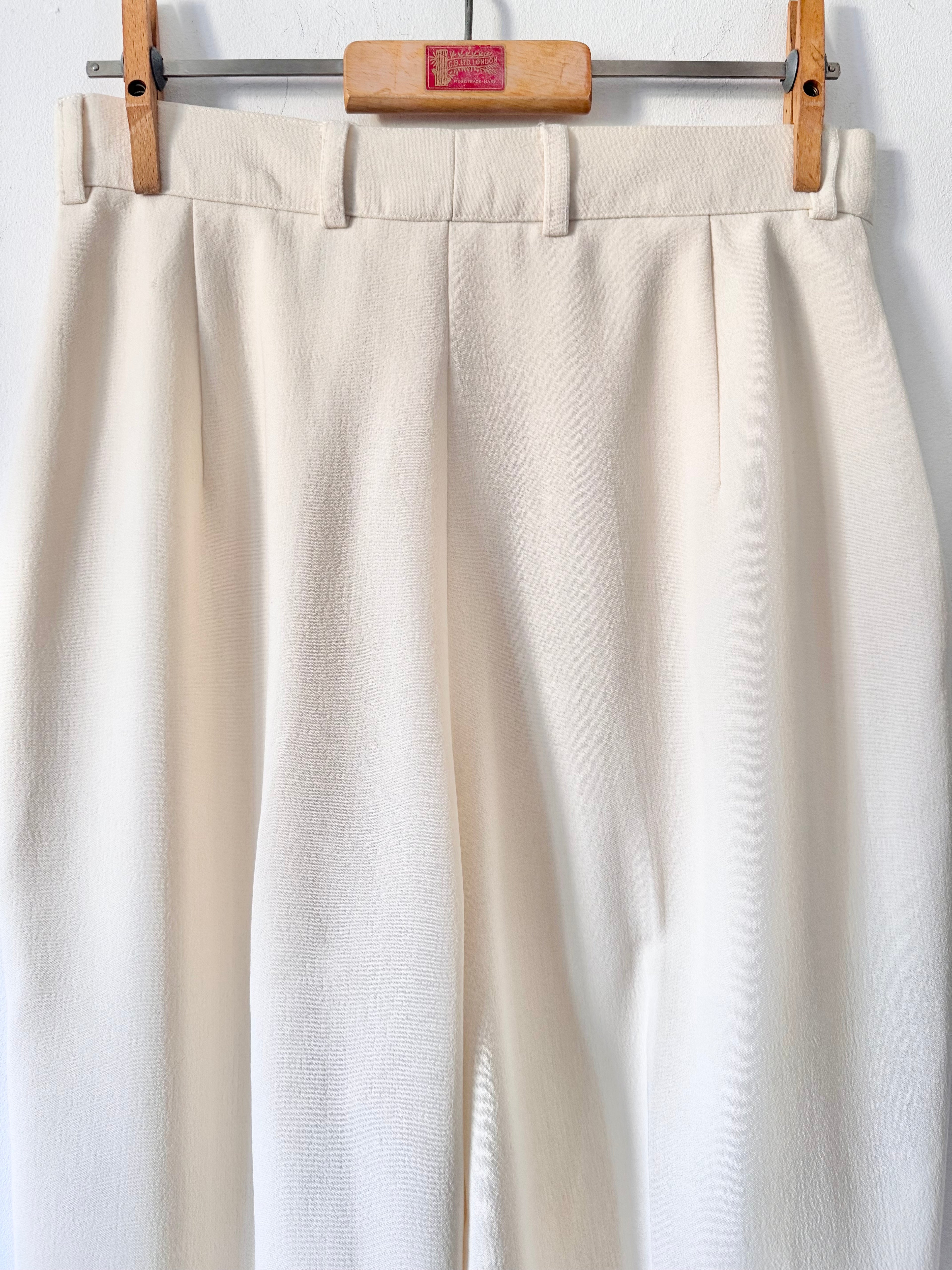 Calvin Klein Preowned Ivory Trousers image 6