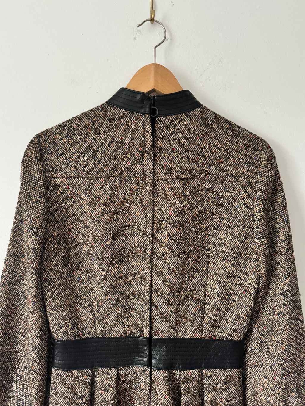 J&M Davidson Pre Owned Dress With Leather Details image 5