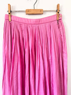 Vintage Italian Pink Cotton Skirt image 2