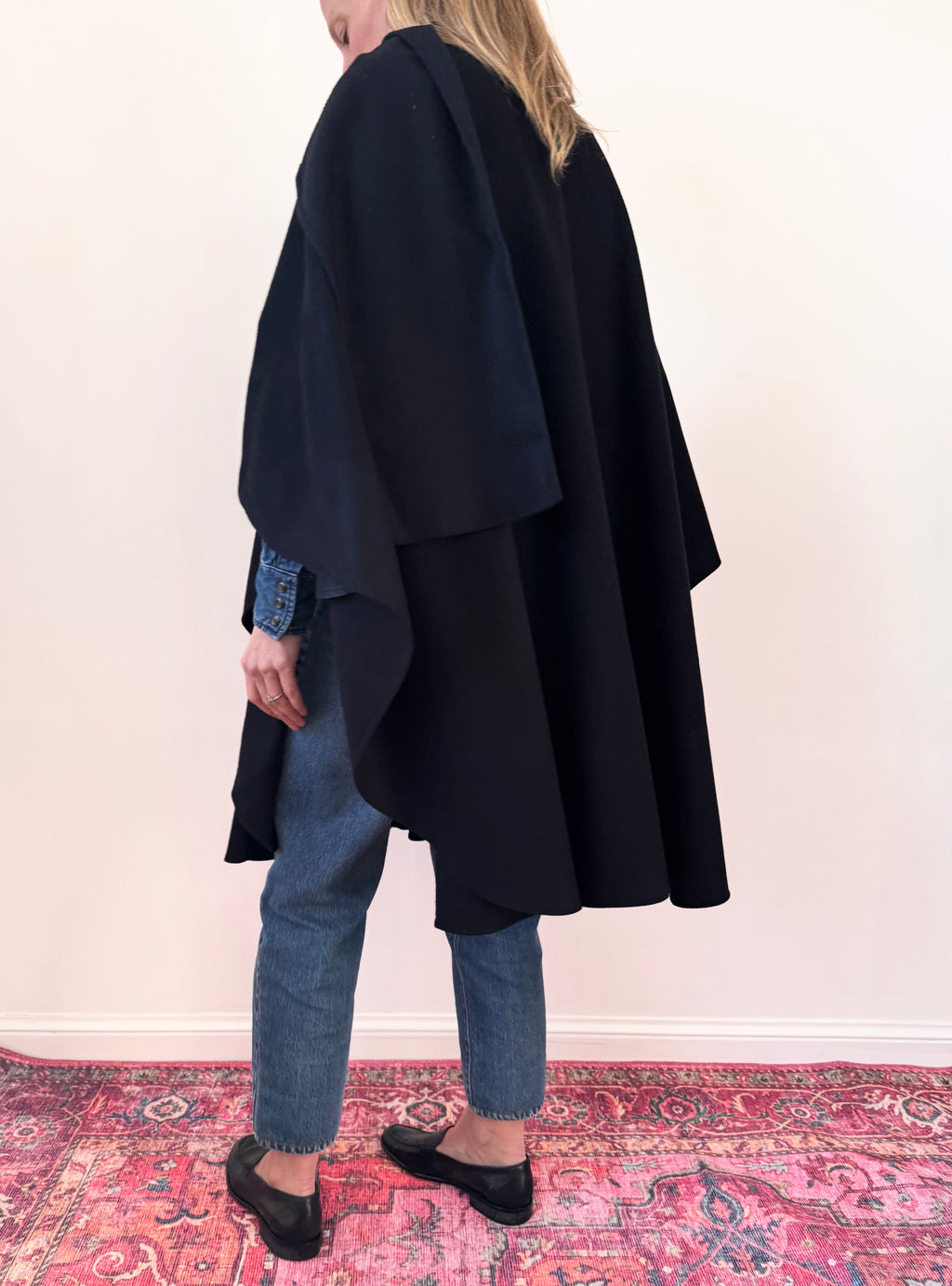 MacTaggart Vintage Cashmere and Wool Scarf Cape image 1