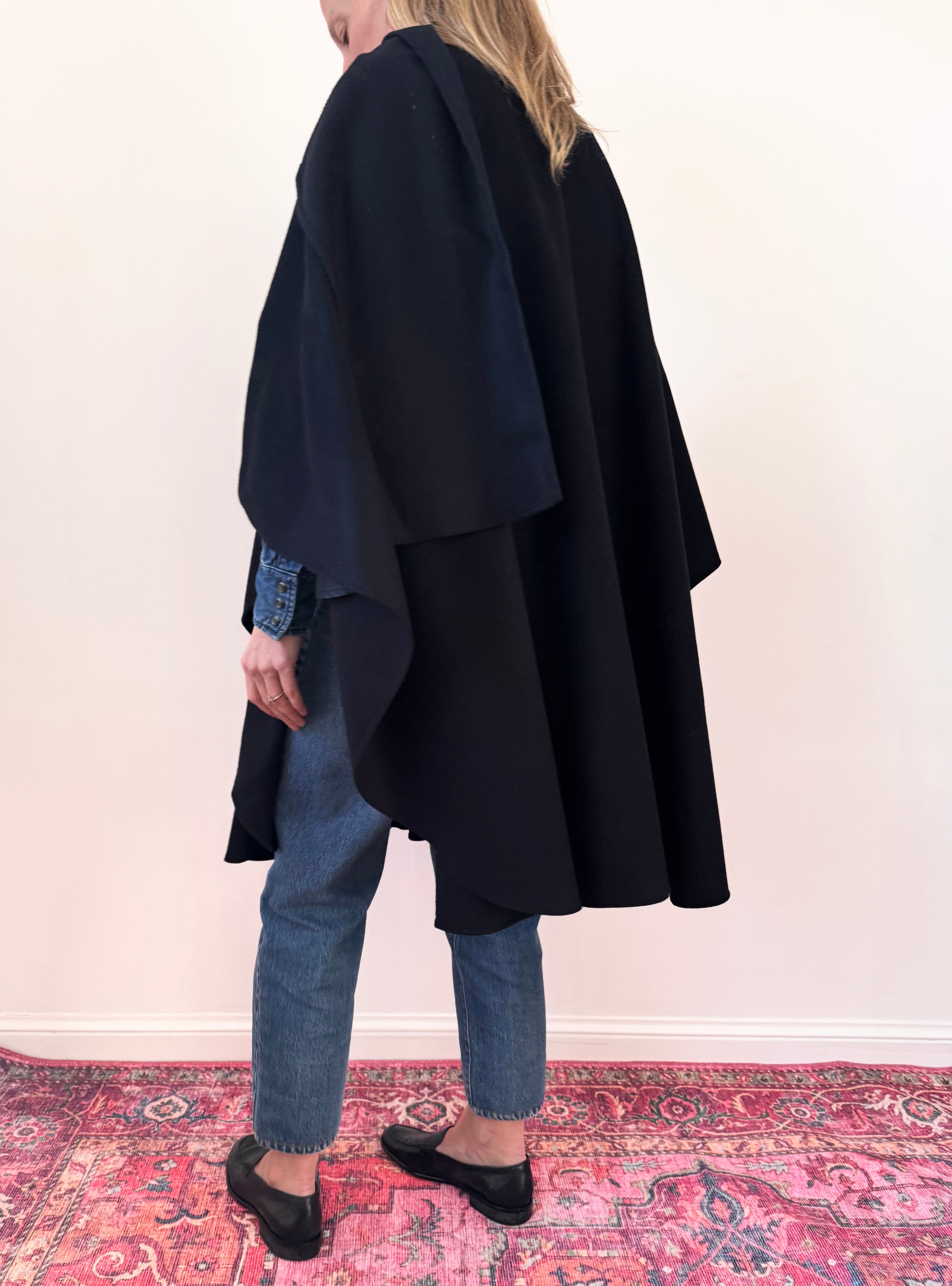 MacTaggart Vintage Cashmere and Wool Scarf Cape image 1