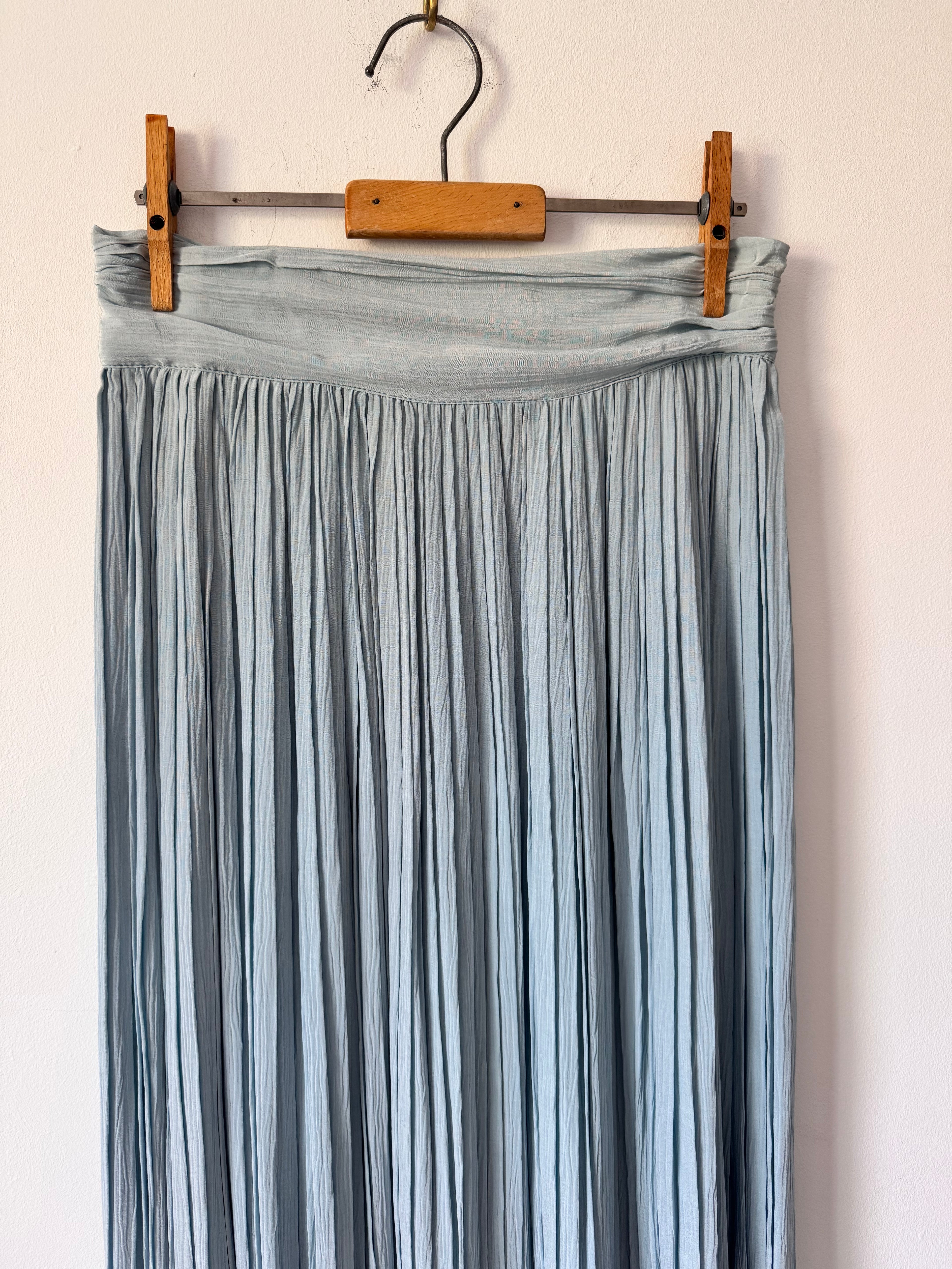 Umberto Ginocchietti Vintage Knife Pleated Midi Skirt image 4