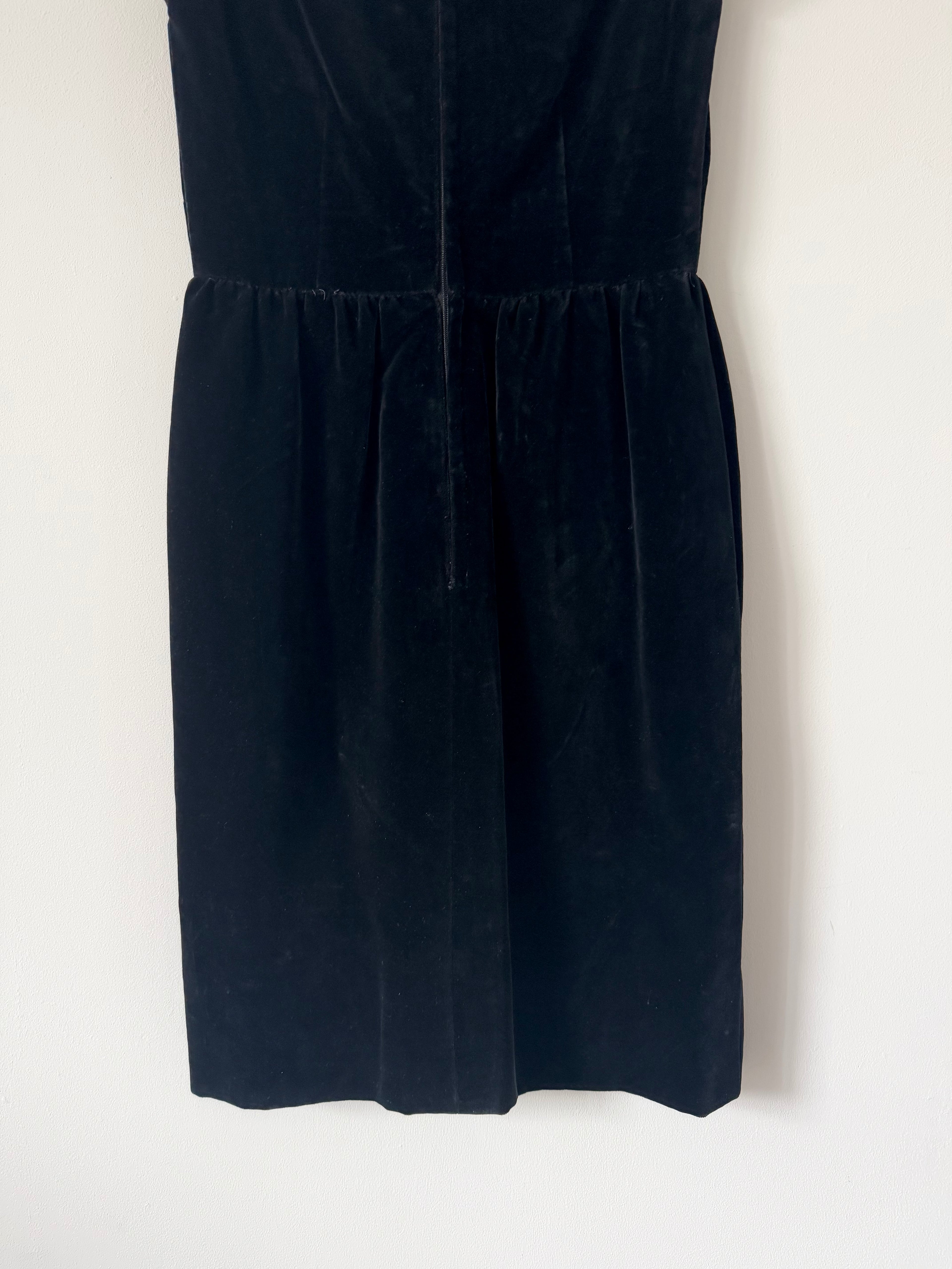 Bill Blass for Maurice Rentner Vintage Silk Velvet Dress image 5