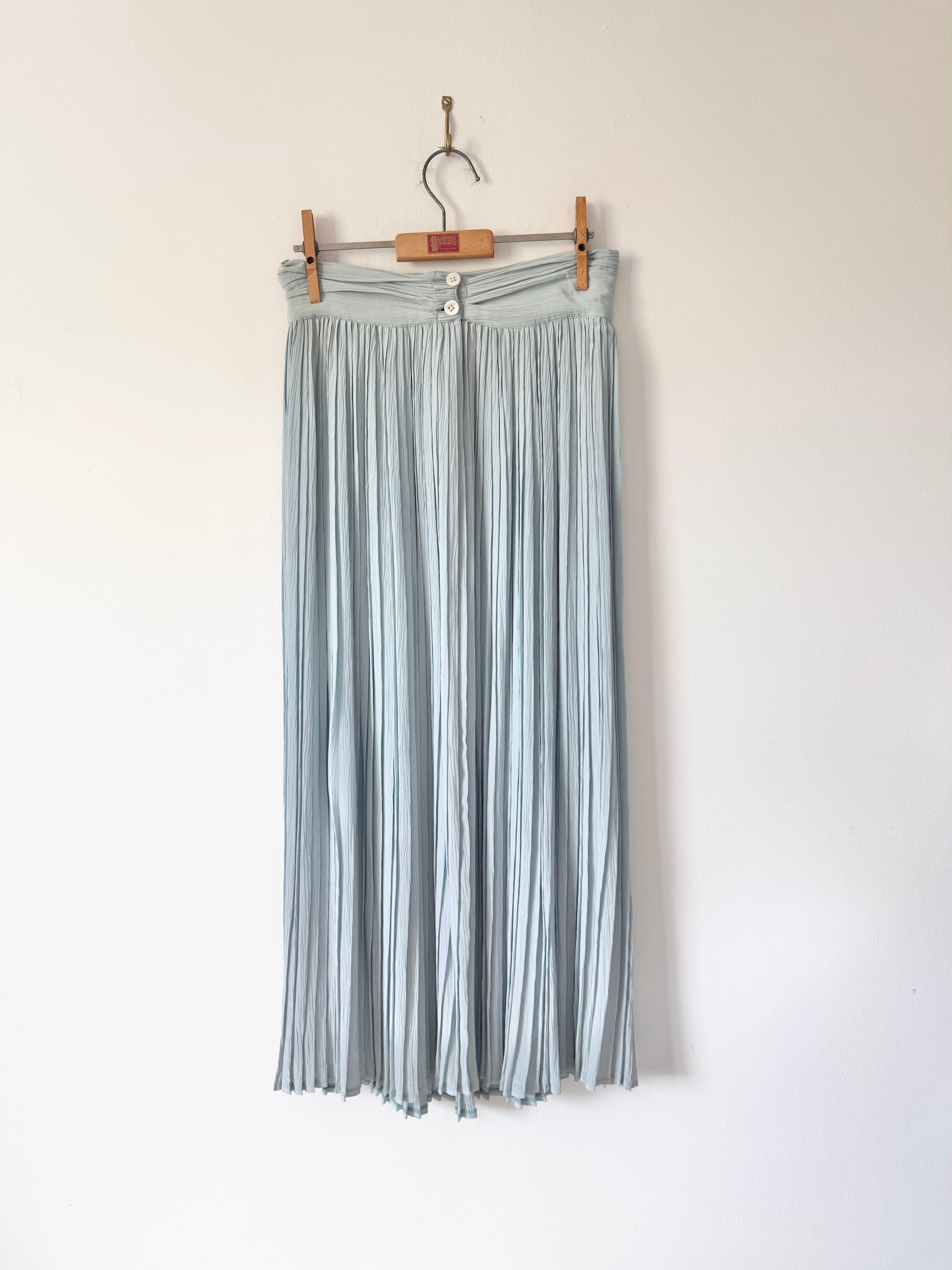 Umberto Ginocchietti Vintage Knife Pleated Midi Skirt image 2