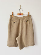 Giorgio Armani Preowned Linen Bermuda Shorts image 3