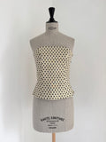 Escada Metallic Star Bustier