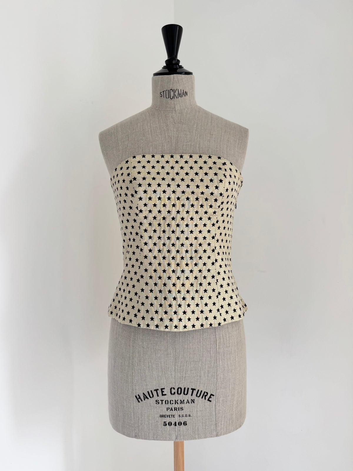 Escada Metallic Star Bustier