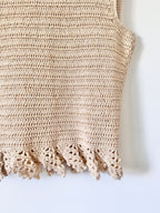 Vintage Crochet Waistcoat image 6