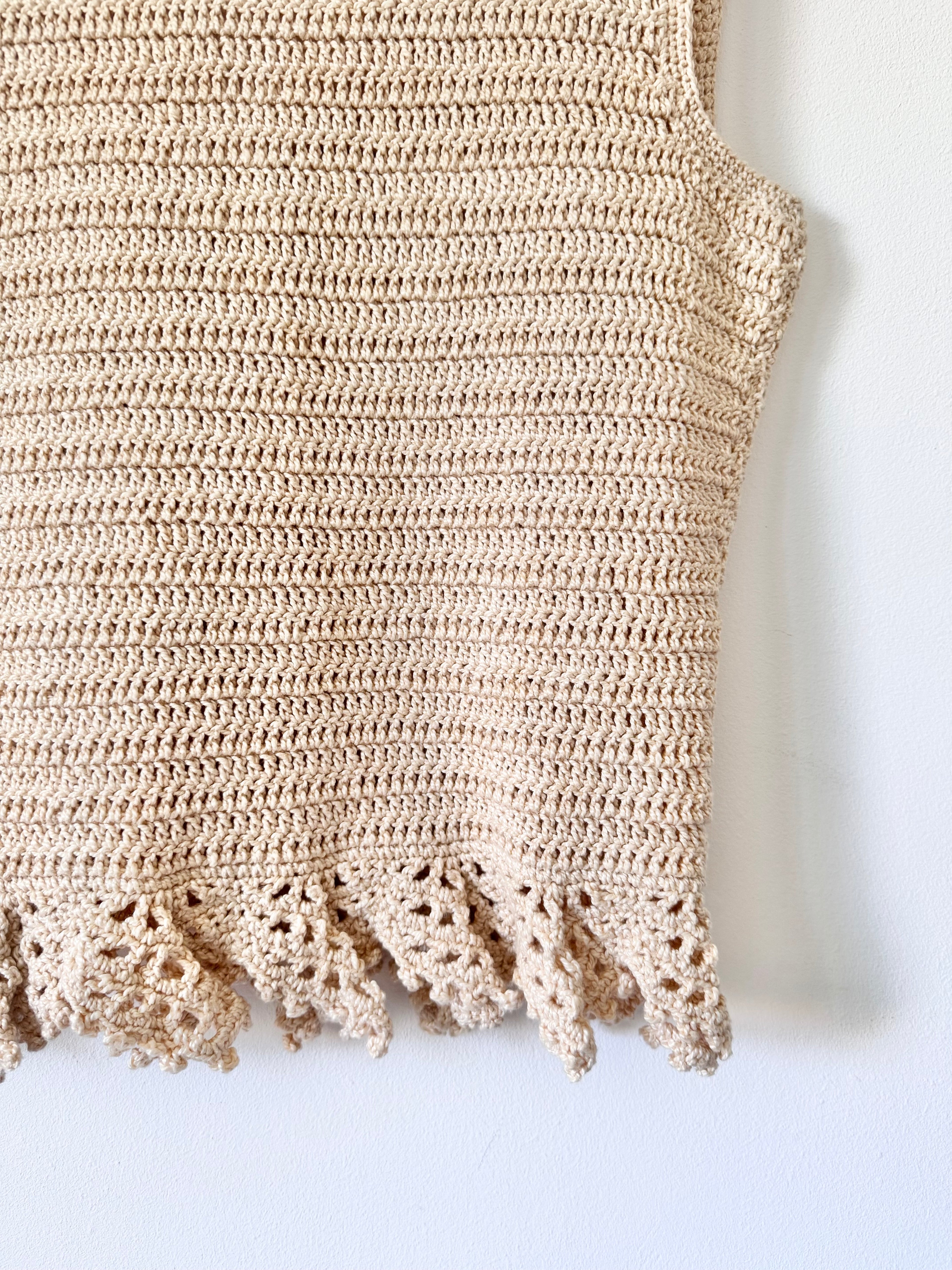 Vintage Crochet Waistcoat image 6