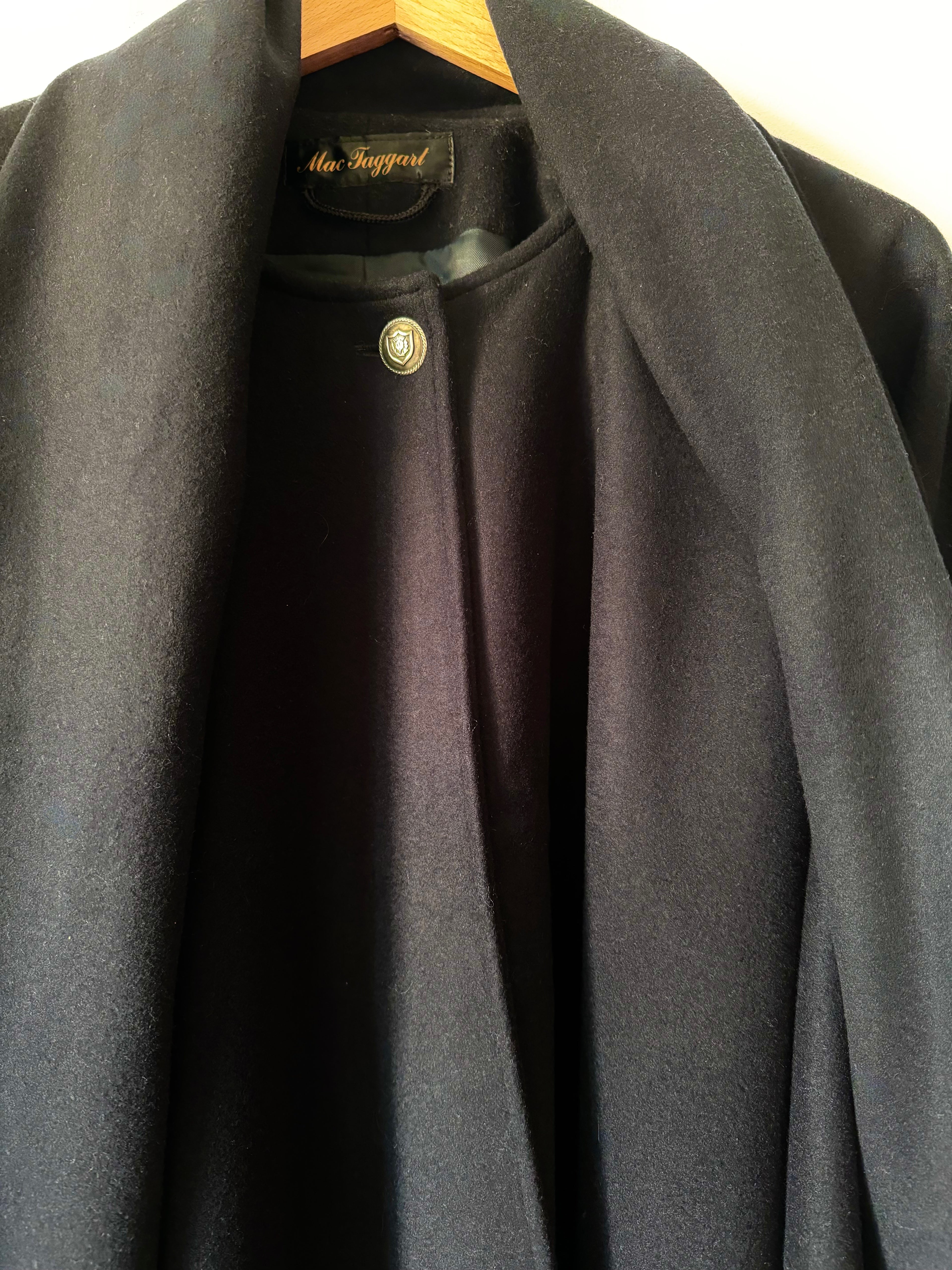 MacTaggart Vintage Cashmere and Wool Scarf Cape image 8