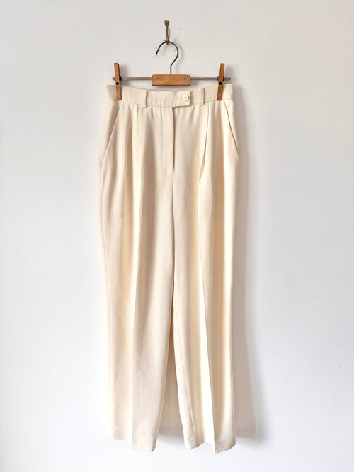 Calvin Klein Preowned Ivory Trousers image 0