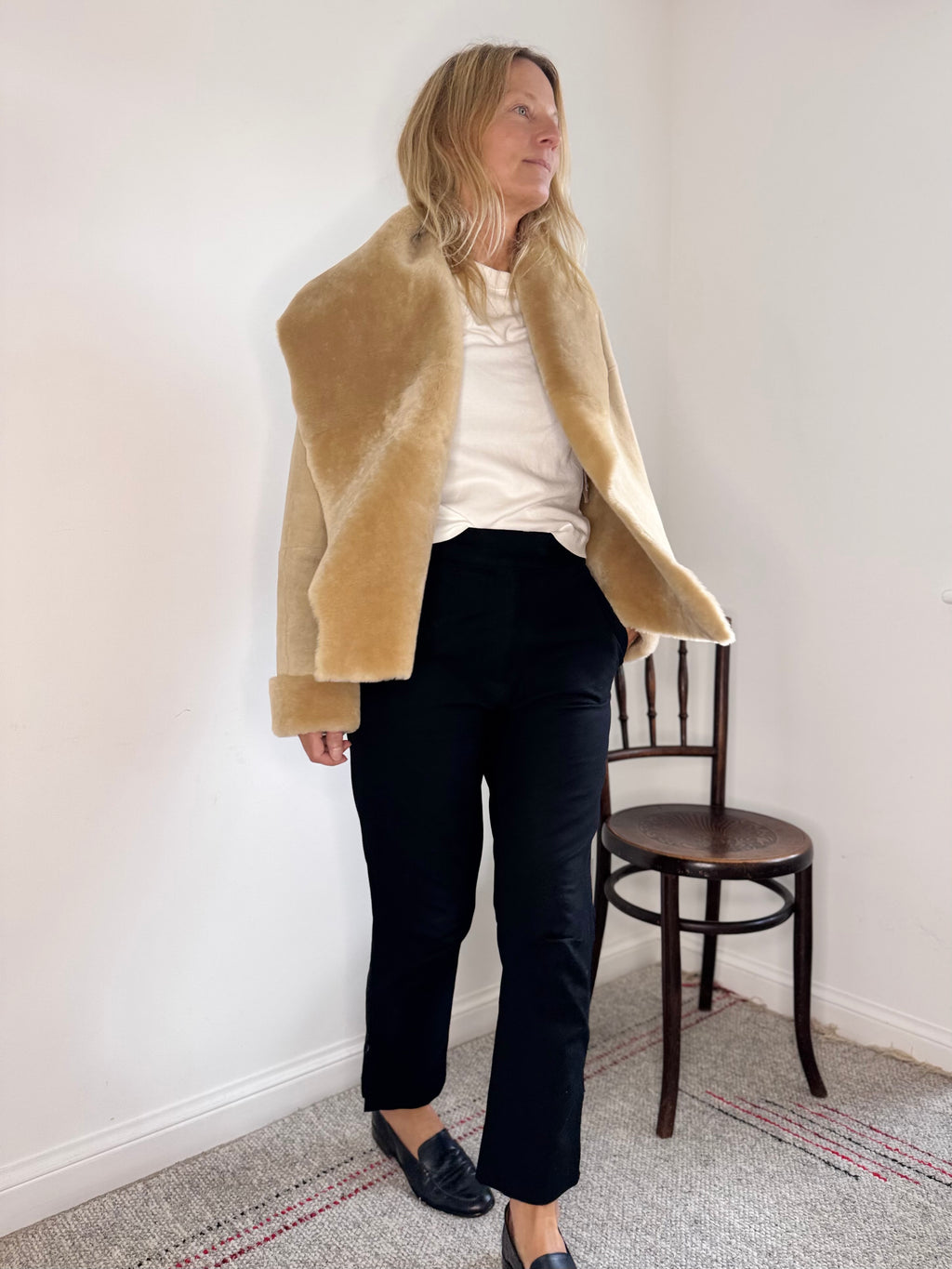 Nicole Farhi Vintage Shearling Jacket image 0
