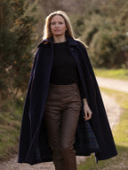 DAKS Preowned Long Wool Cape image 10