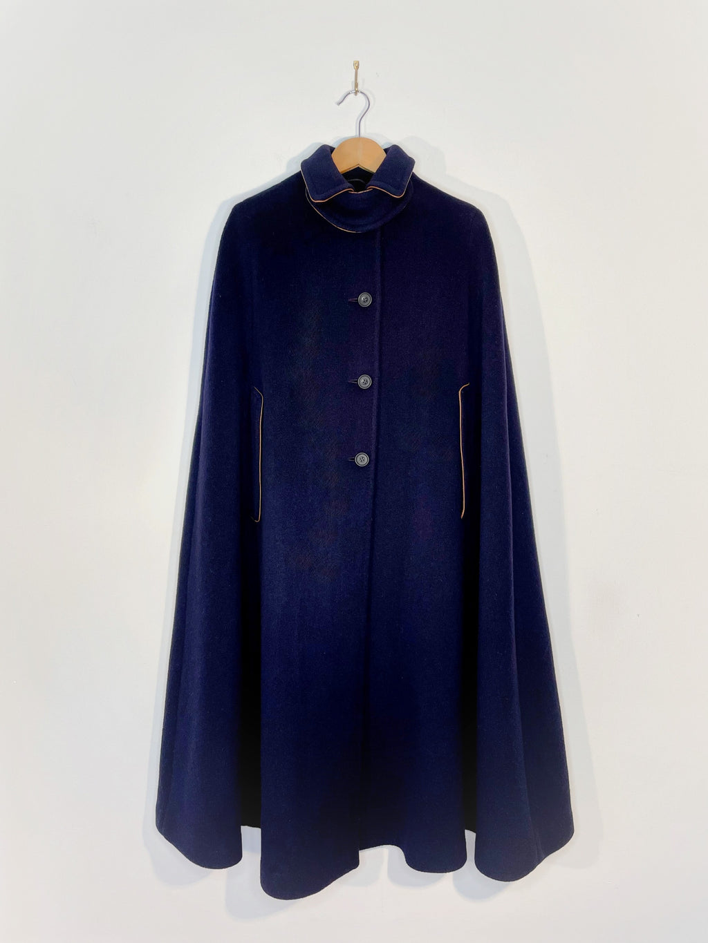 DAKS Preowned Long Wool Cape image 2