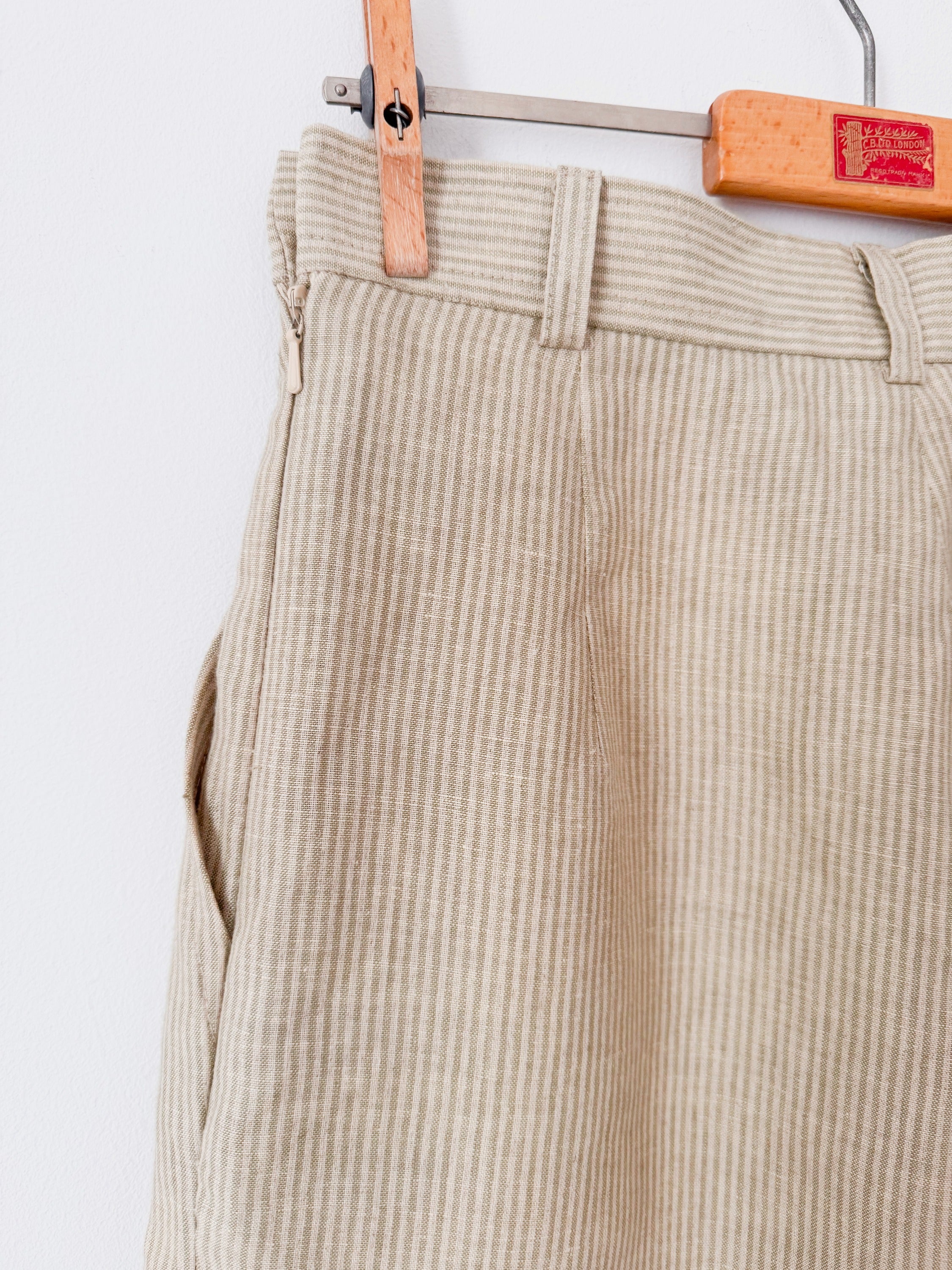 Mulberry Vintage High-Waisted Linen Trousers image 3