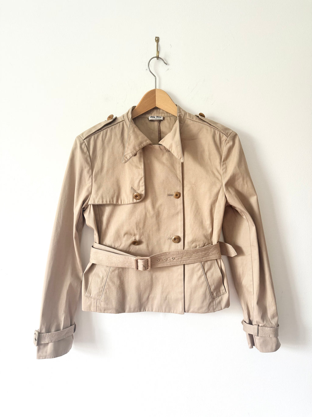 Miu Miu Preowned Cropped Jacket image 0