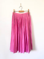 Vintage Italian Pink Cotton Skirt image 1