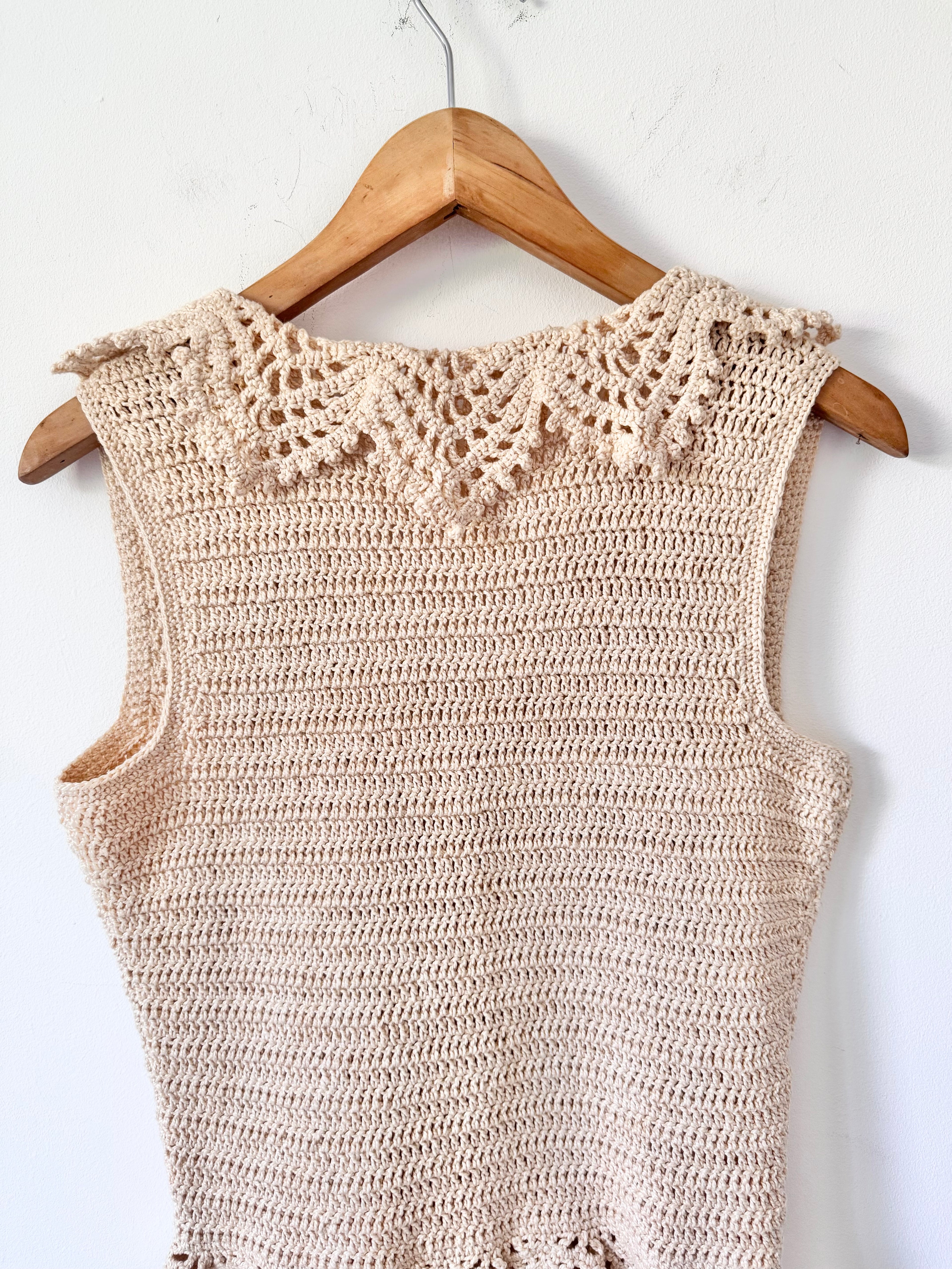 Vintage Crochet Waistcoat image 7