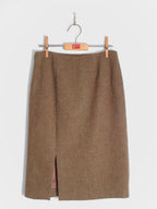 Loro Piana Preowned Wool and Cashmere Pencil Skirt image 2