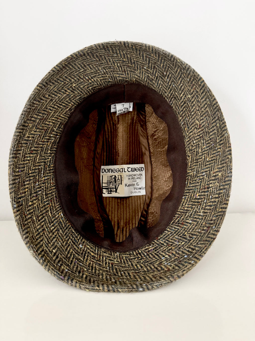 Vintage  Donegal Tweed Trilby image 7