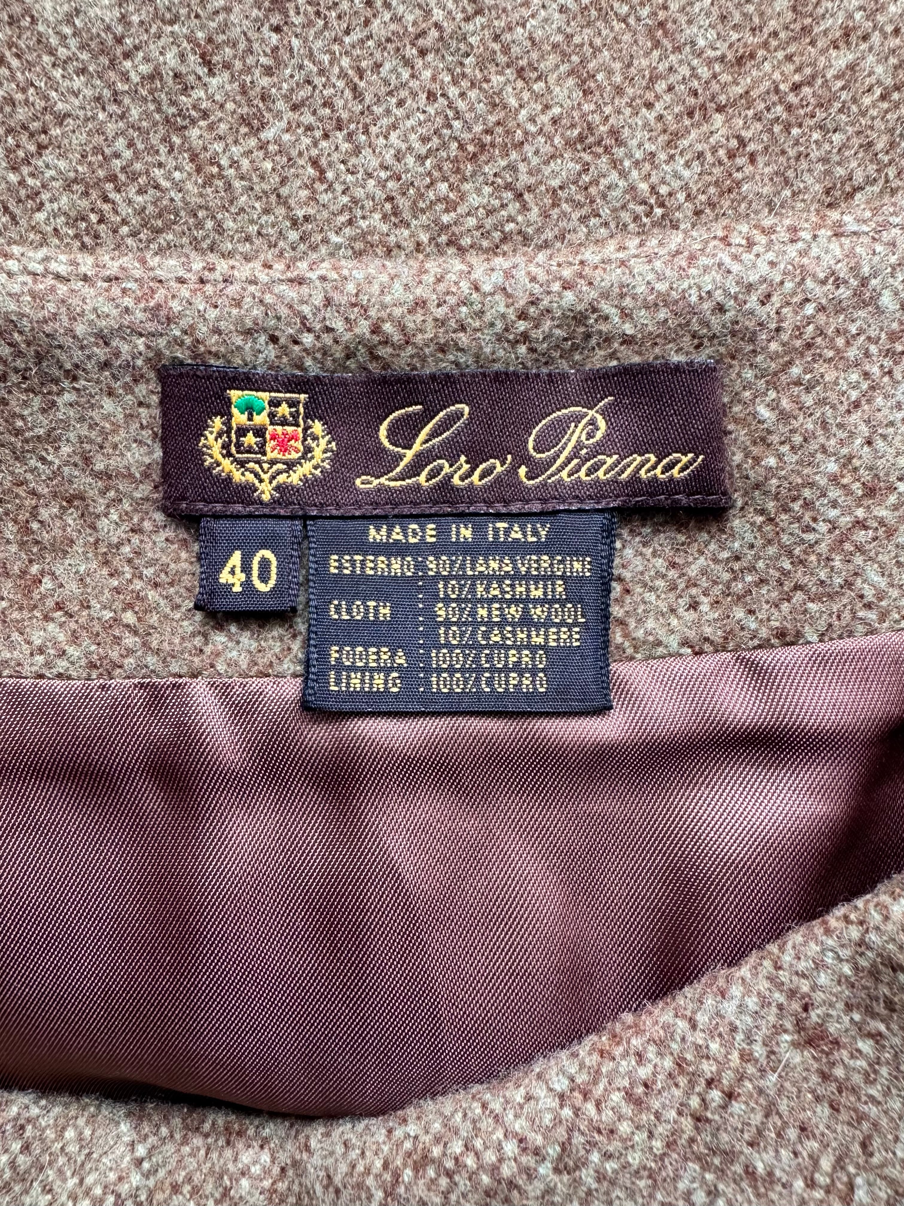 Loro Piana Preowned Wool and Cashmere Pencil Skirt image 5