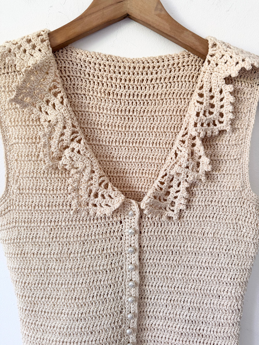 Vintage Crochet Waistcoat image 3