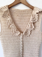 Vintage Crochet Waistcoat image 3