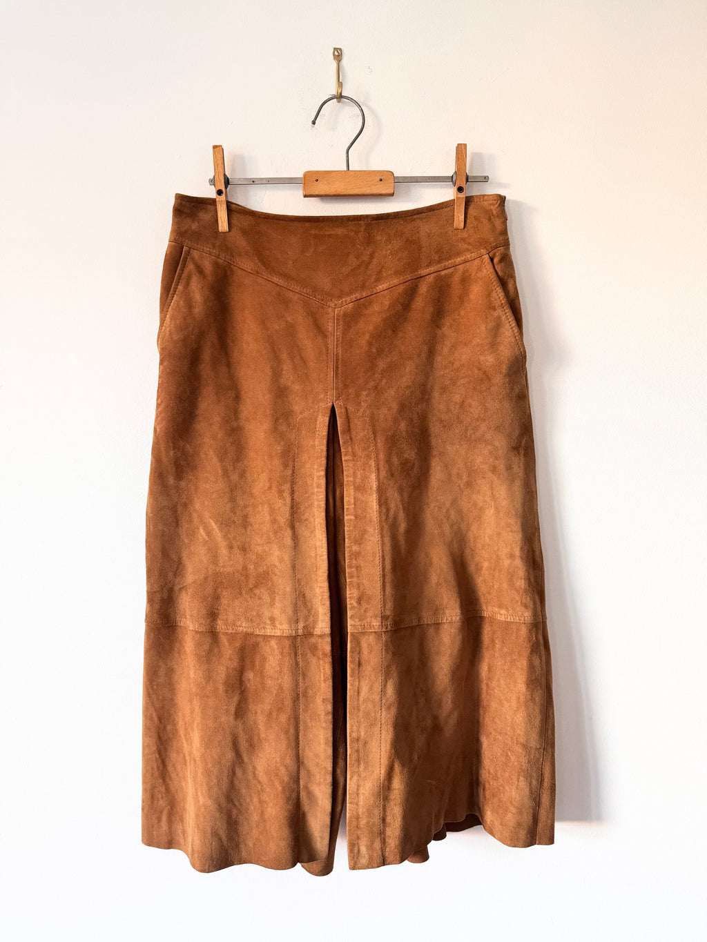 Valentino Vintage Suede Culottes image 0