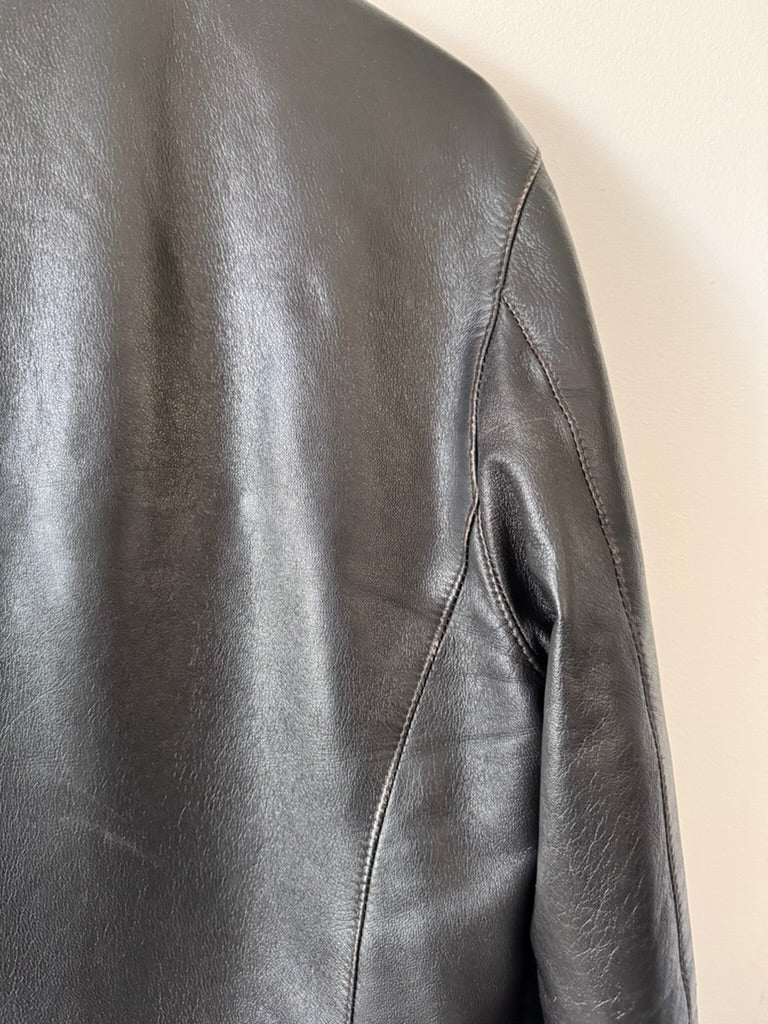 Armani Jeans Vintage Leather Jacket image 6