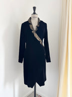 Krizia Black Velvet Dress