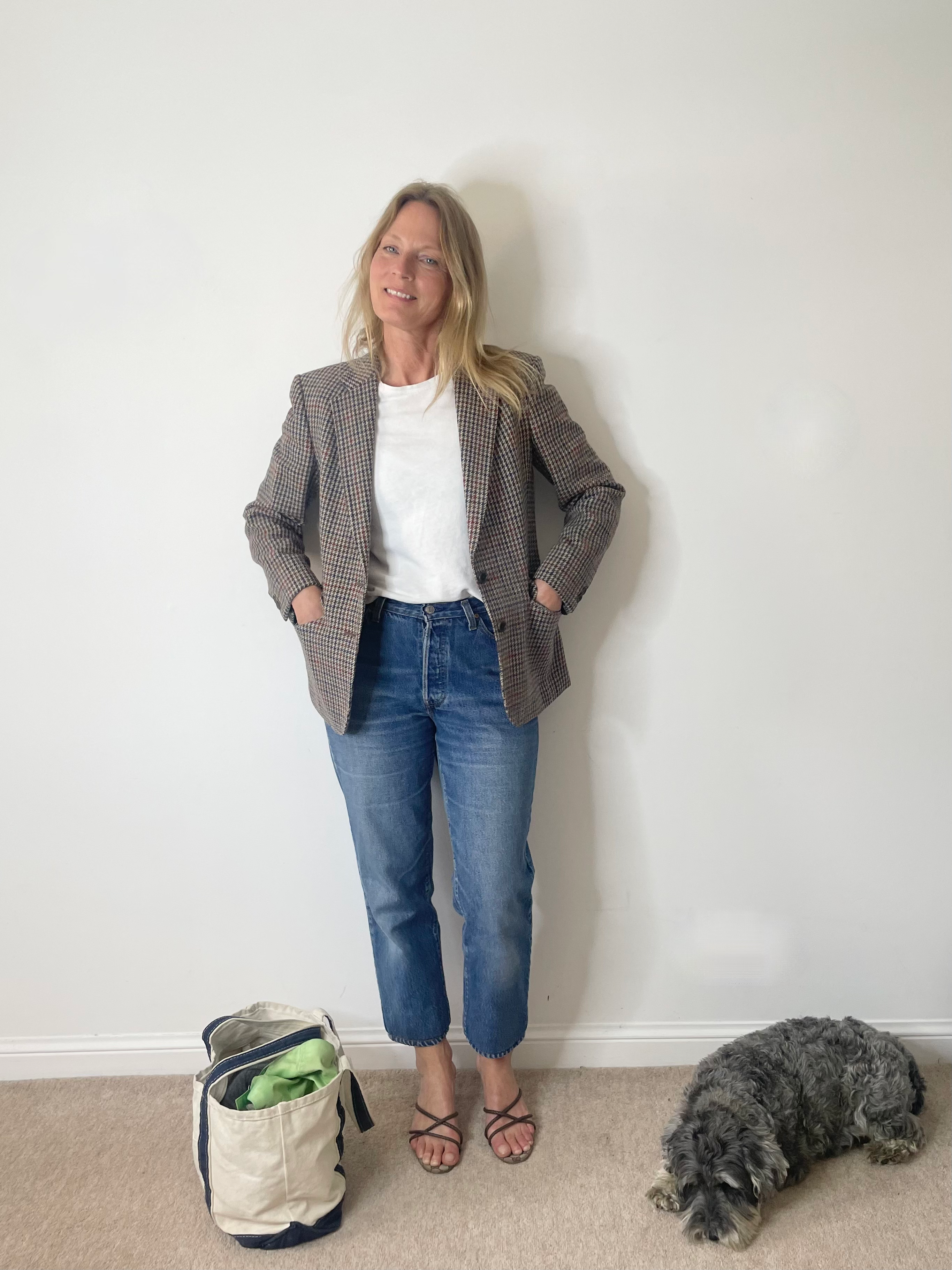 Aquascutum Preowned Camel Hair Blazer image 2