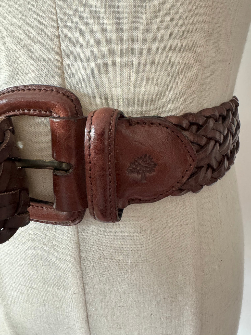 Mulberry Vintage Braided Leather Belt image 3