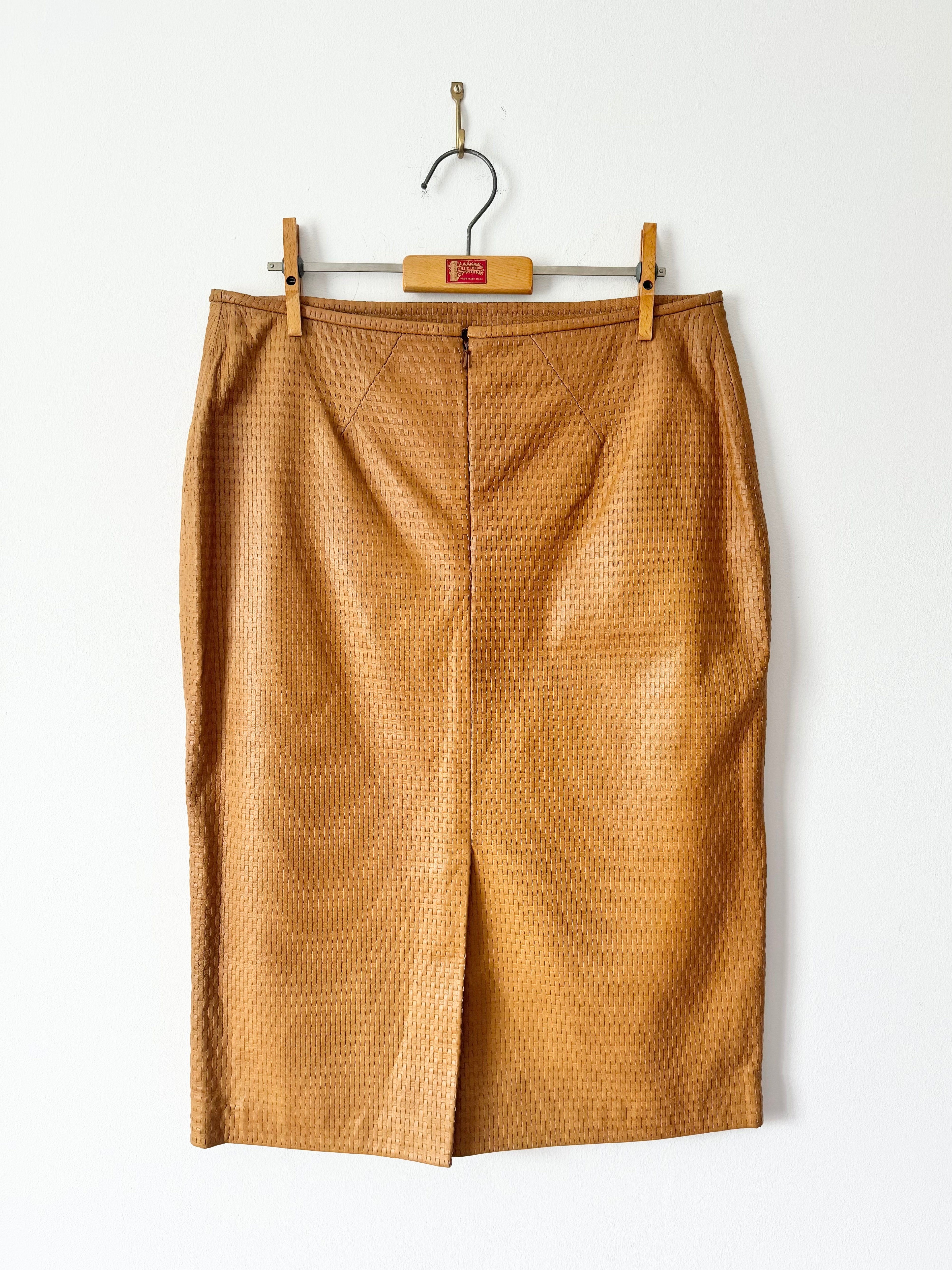 Mulberry Vintage Leather Skirt image 2