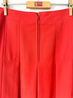 Celine Vintage Pleated Horsebit Skirt image 5