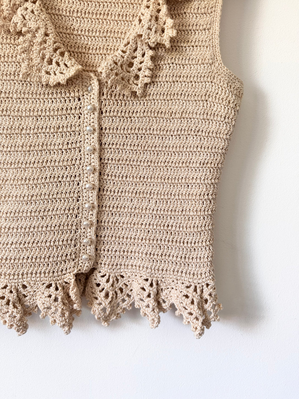 Vintage Crochet Waistcoat image 5
