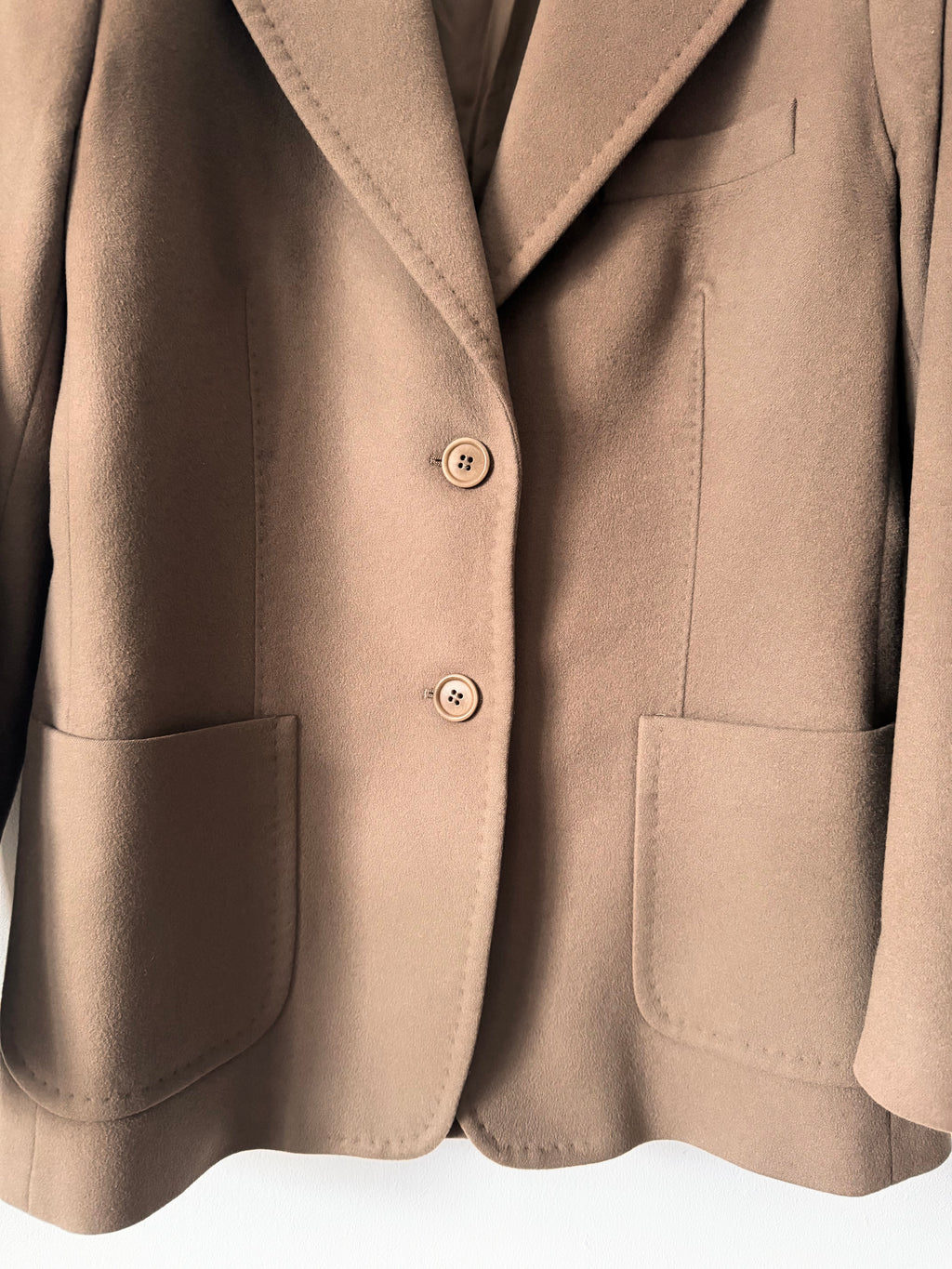 Max Mara Preowned Wool Camel Blazer image 7