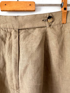 Giorgio Armani Preowned Linen Bermuda Shorts image 7