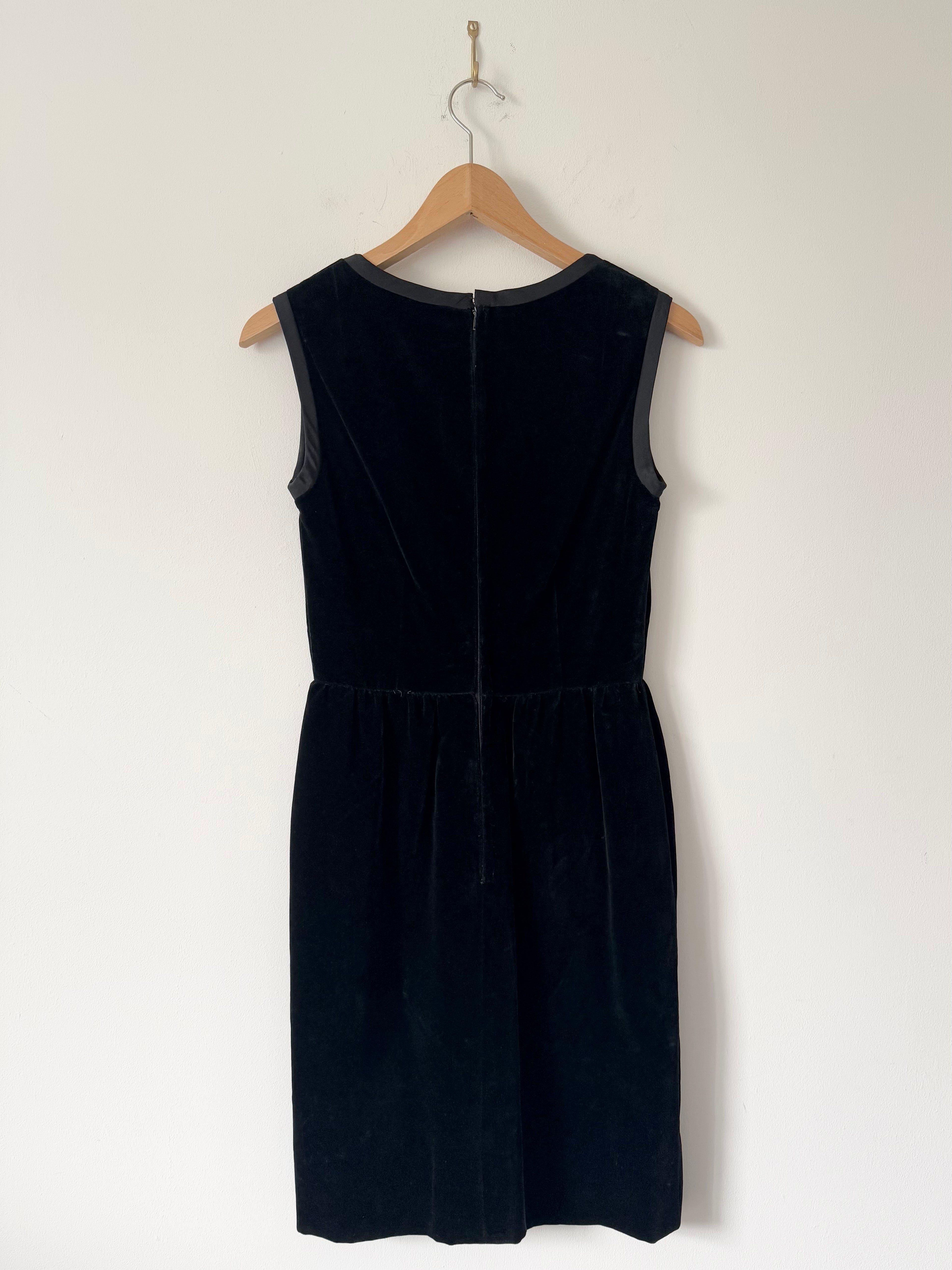 Bill Blass for Maurice Rentner Vintage Silk Velvet Dress image 2