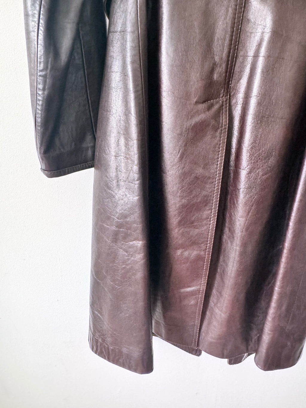 Aquascutum Vintage Leather Coat image 6