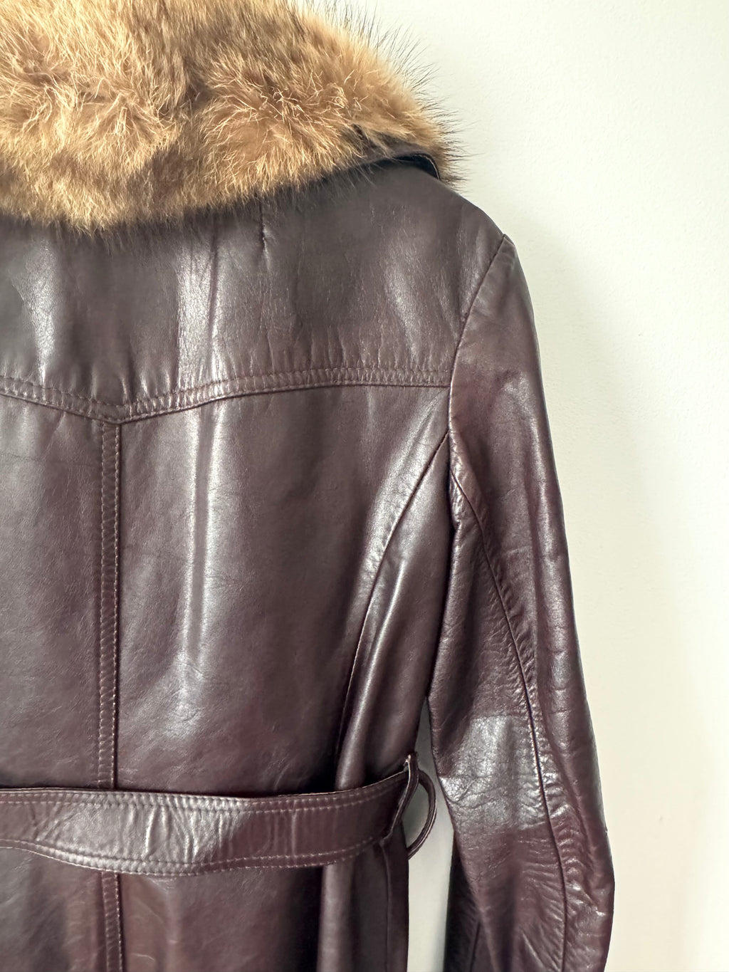 Aquascutum Vintage Leather Coat image 5