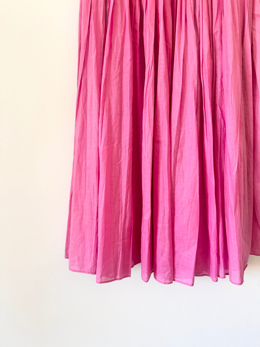 Vintage Italian Pink Cotton Skirt image 4