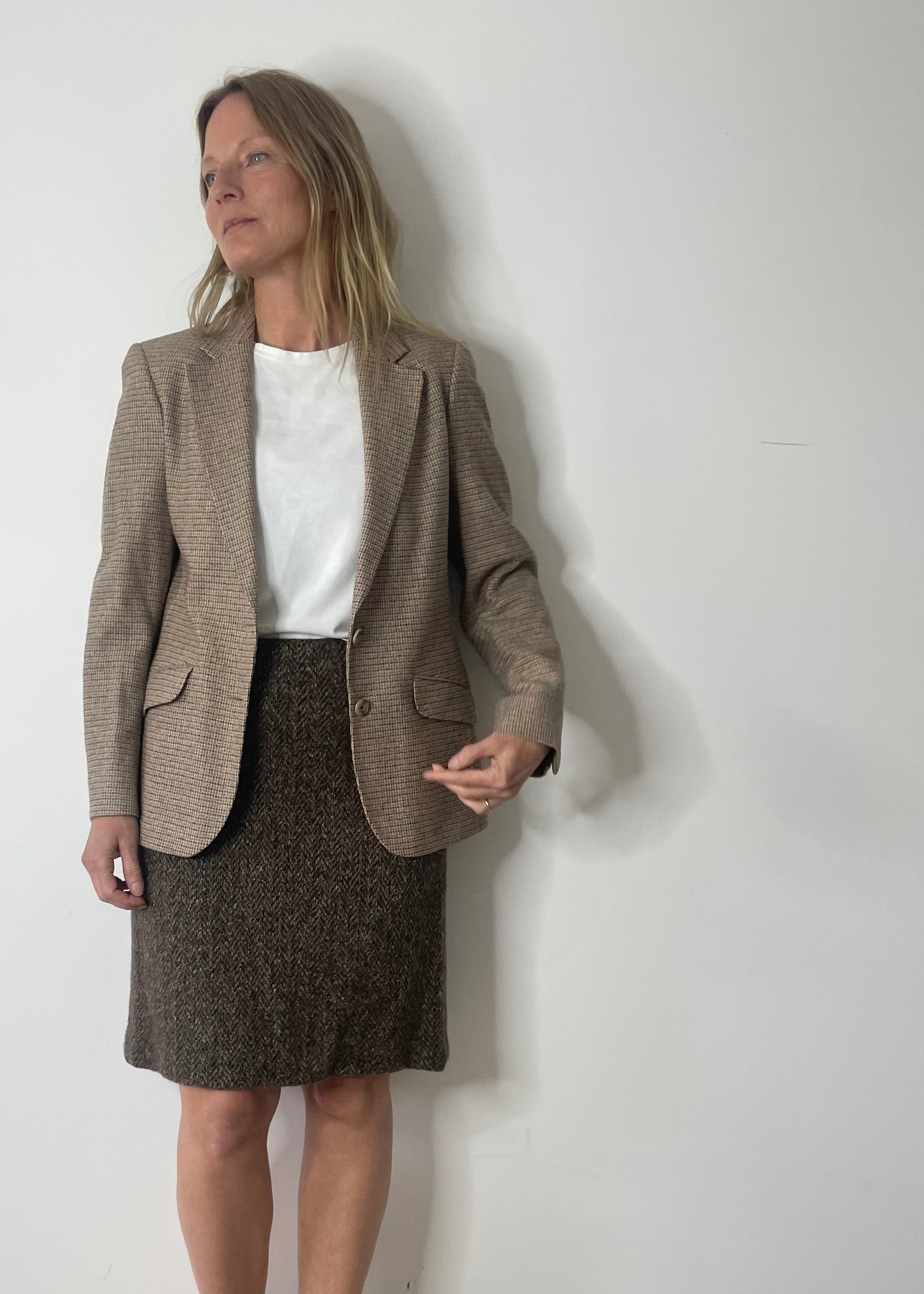 Donna Karan Vintage Wool and Cashmere Skirt image 0
