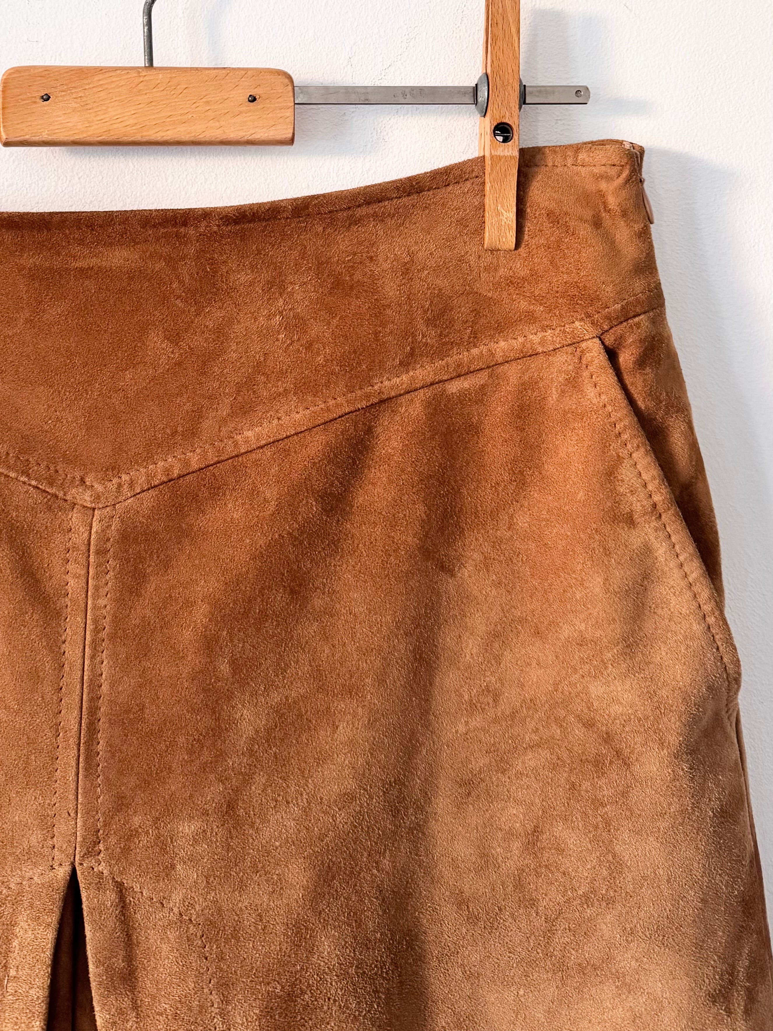 Valentino Vintage Suede Culottes image 3