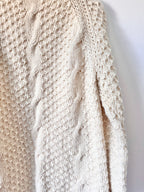 Hand-knitted Vintage Cable Knit Jumper image 6