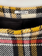 Miu Miu Fall 2018 Preowned Midi Plaid Pencil Skirt image 3