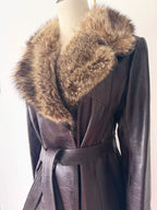 Aquascutum Vintage Leather Coat image 4