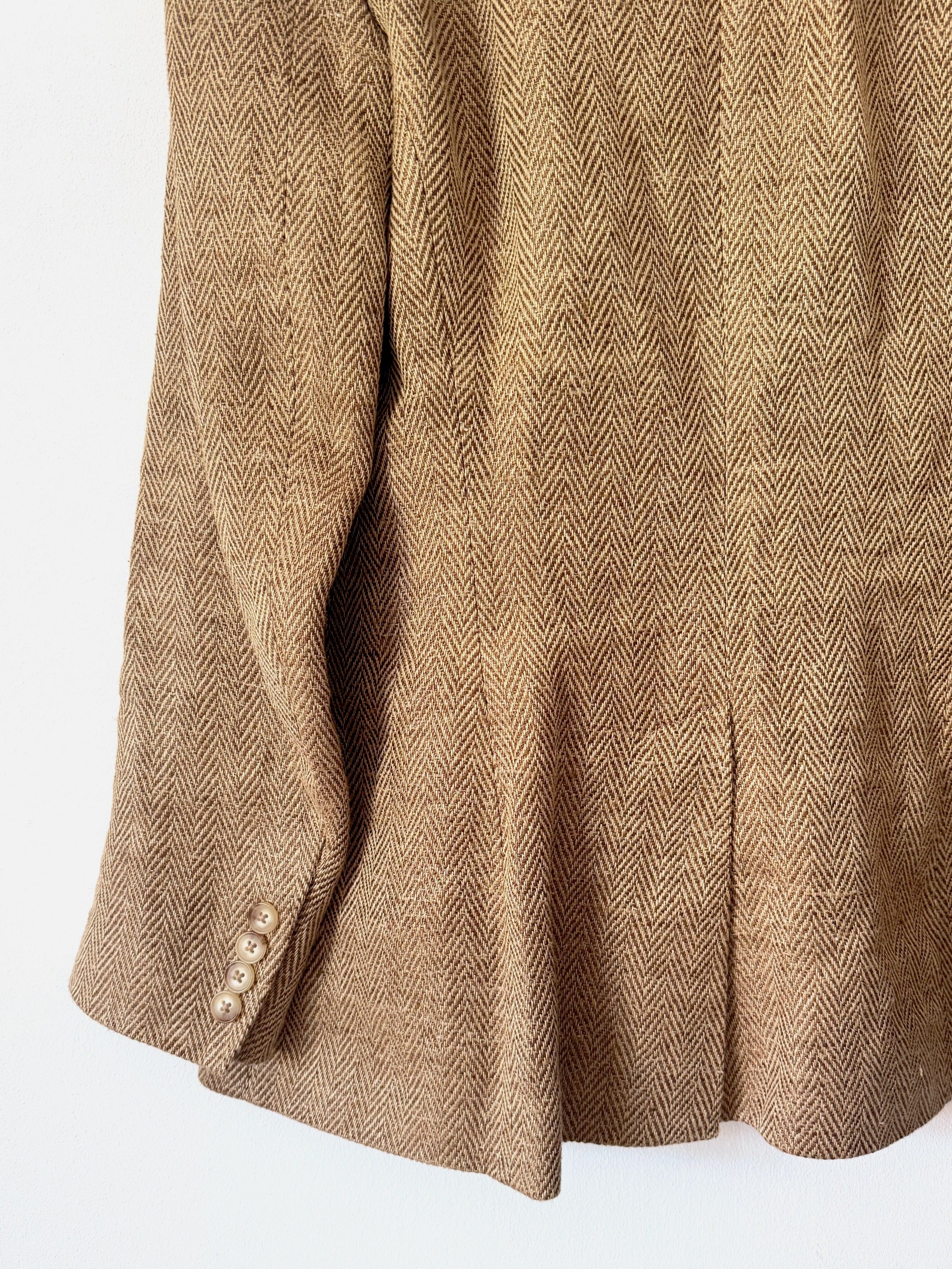 Polo Ralph Lauren Preowned Linen & Silk Blazer image 4