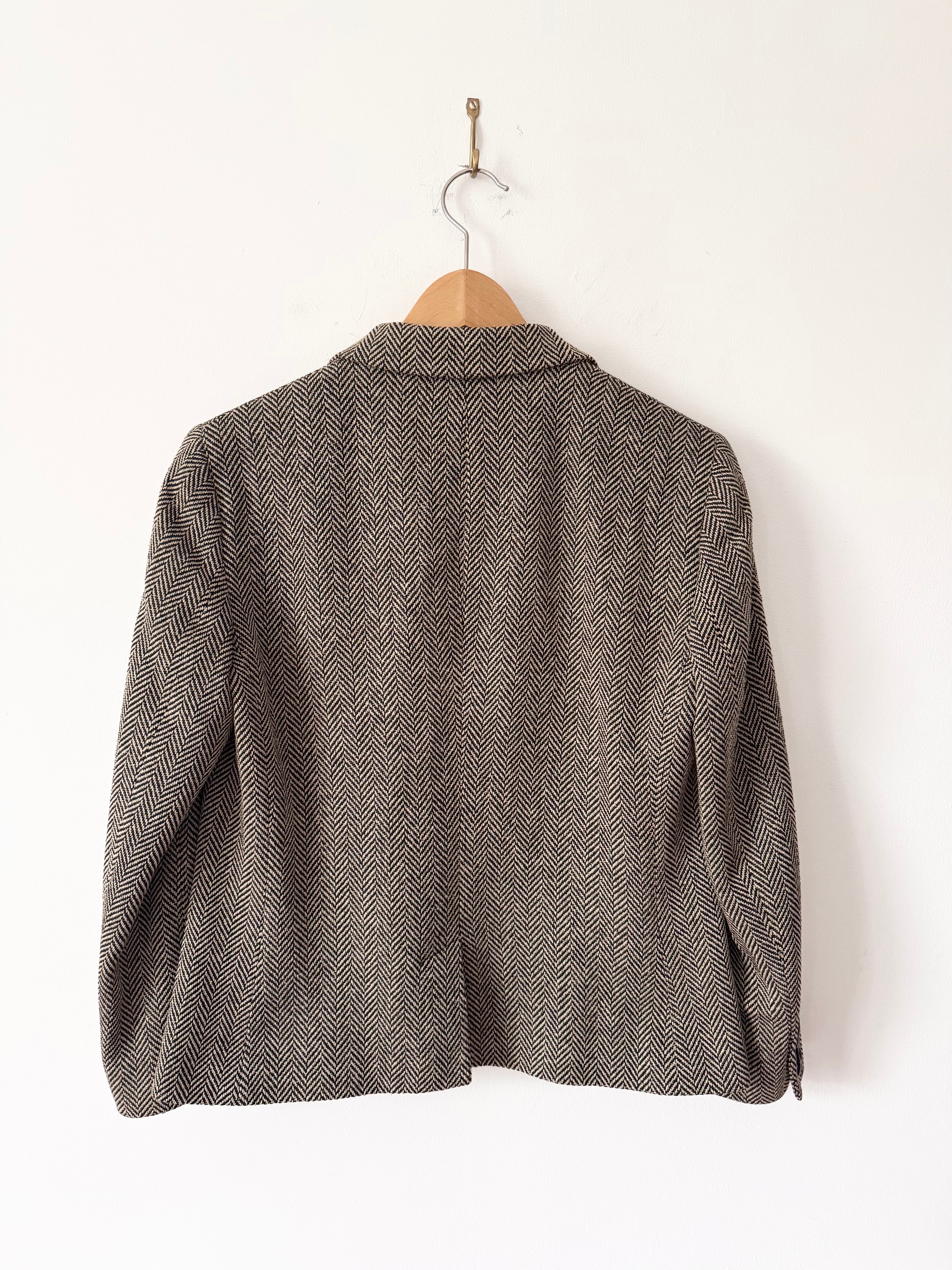 Ralph Lauren Pre-Owned Silk Herringbone Blazer image 3