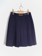 Celine Paris Vintage Pleated Wool Skirt image 0