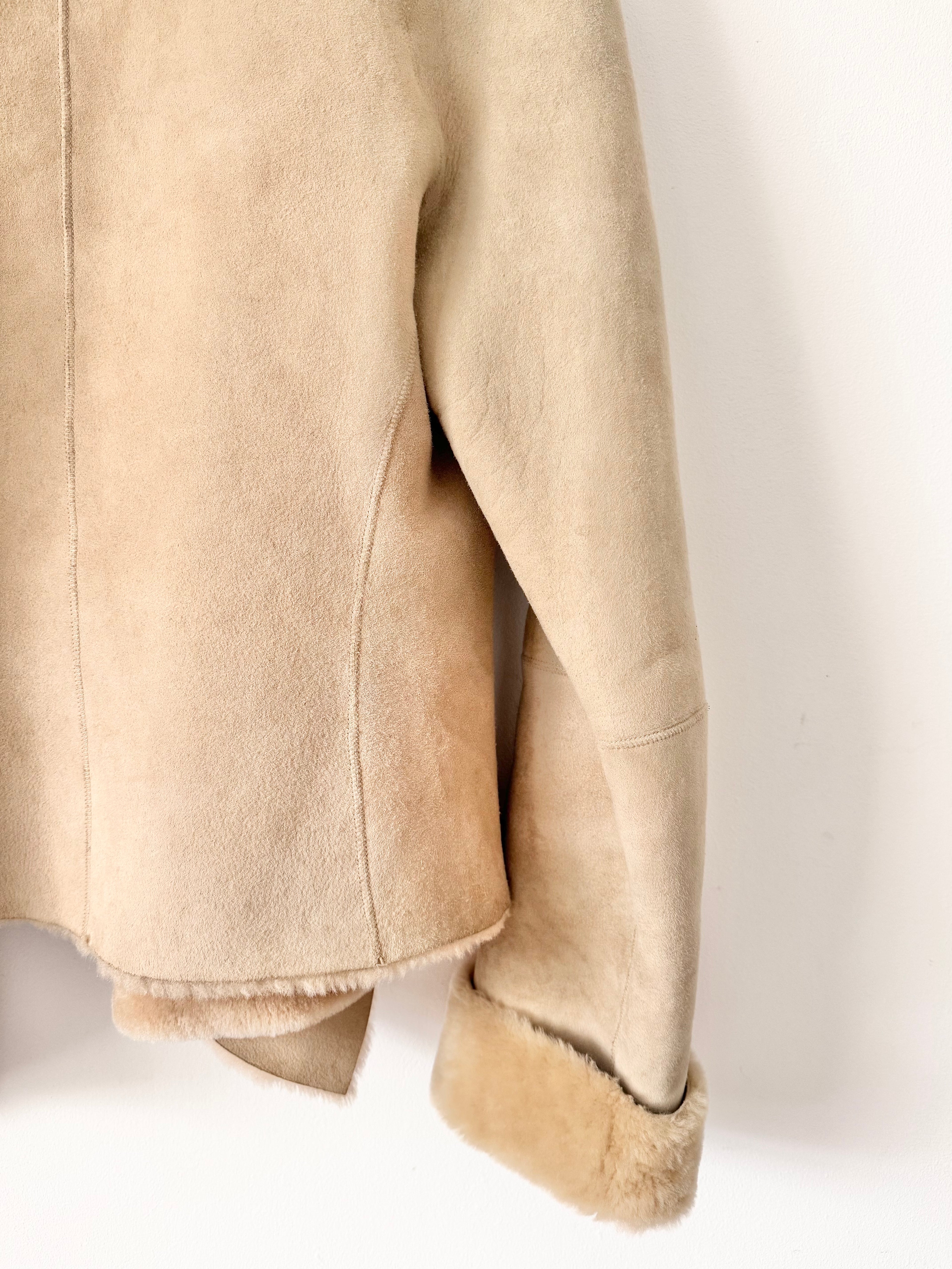 Nicole Farhi Vintage Shearling Jacket image 6